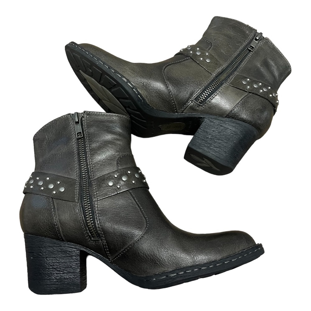 BORN Slater Studded Harness Western Boots Size 6.5 - Picture 2 of 12